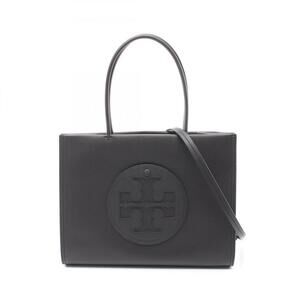 TORY BURCH Black Leather Tote Bag